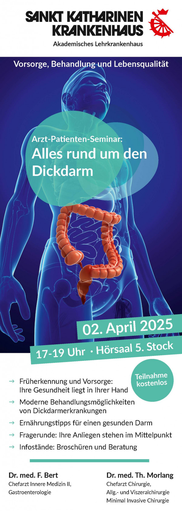 Arzt-Patienten-Seminar: Alles rund um den Dickdarm 1